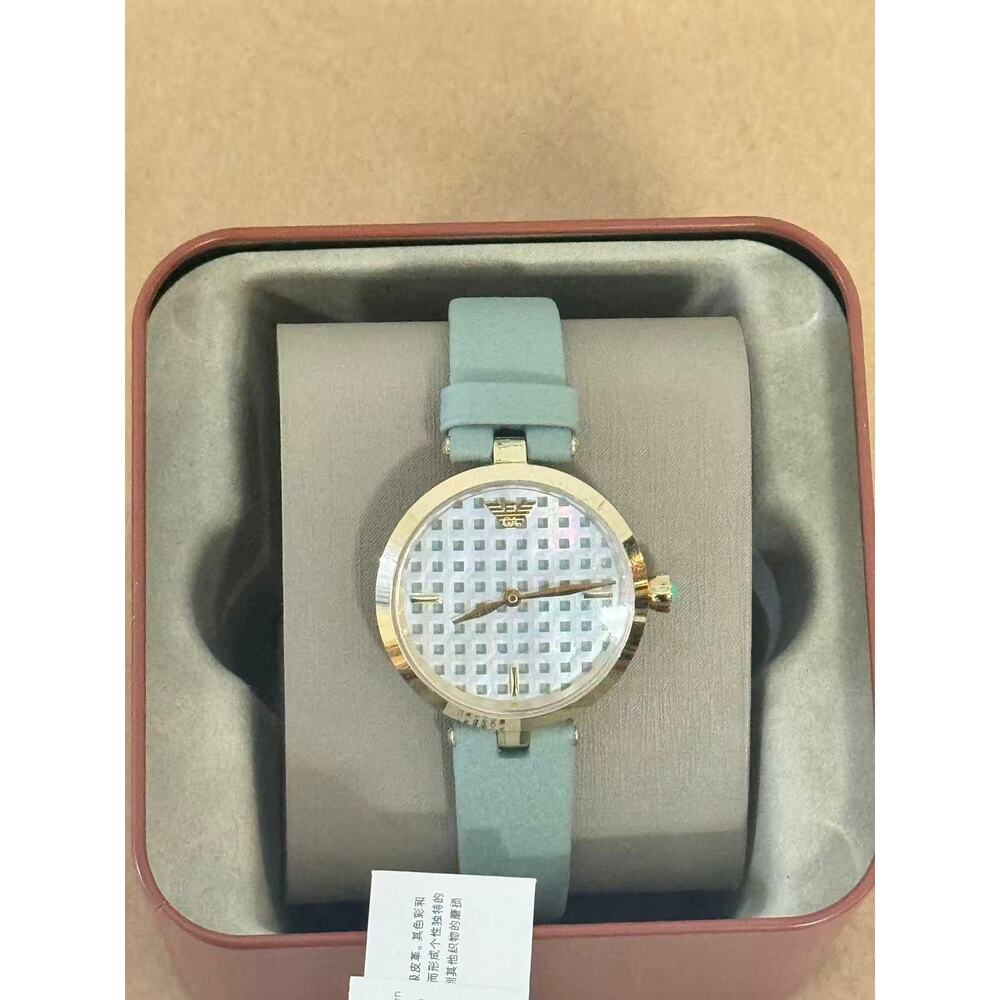 Emporio Armani Arianna AR11314  Ladies Watch With Green Leather Strap